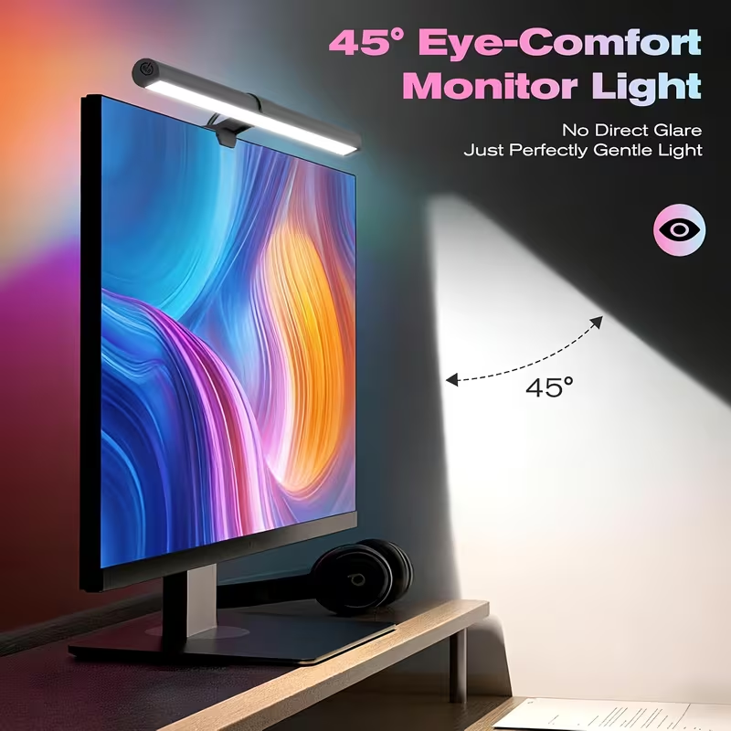 Touch Dimmer Lamp - Lampu Monitor LED Bertenaga USB, Lampu