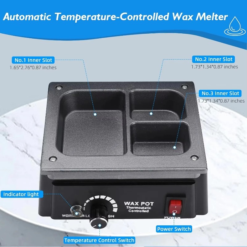 Wax Melter Electric - Pemanas Lilin Digital untuk Peralatan Laboratorium,