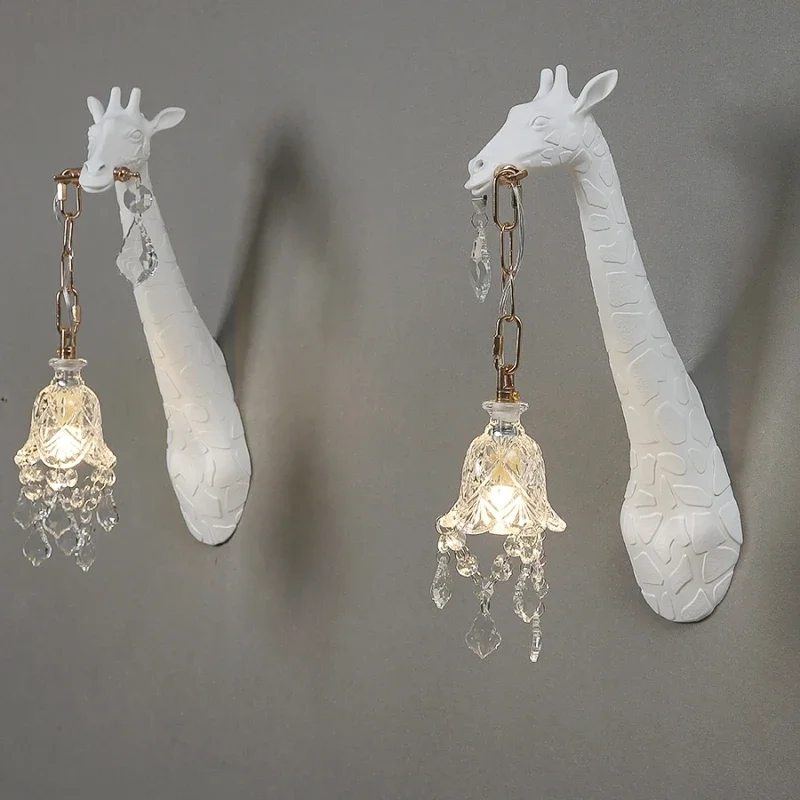 Lighting Decoration On Wall - Lampu Dinding LED Jerapah Resin Baru