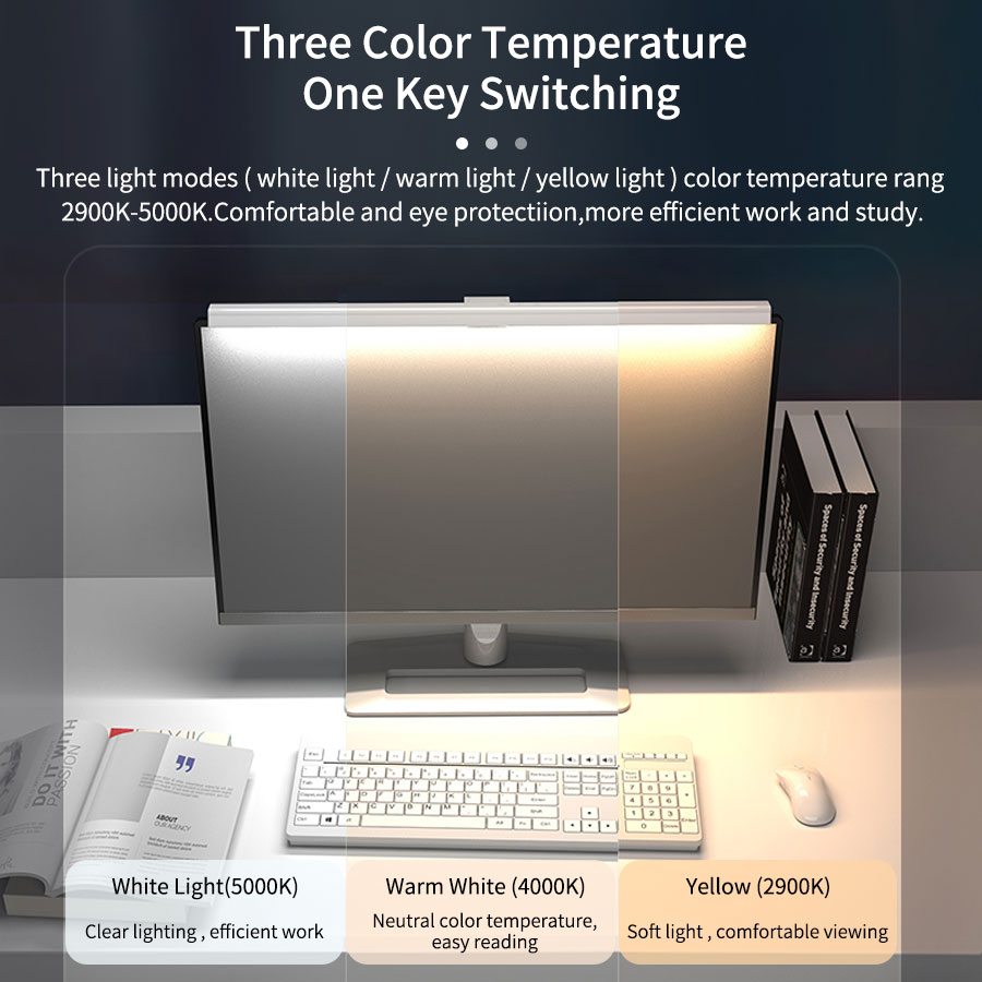 Lampu meja komputer, 50cm laya - Touch Dimmer Lamp ulasan dan harga