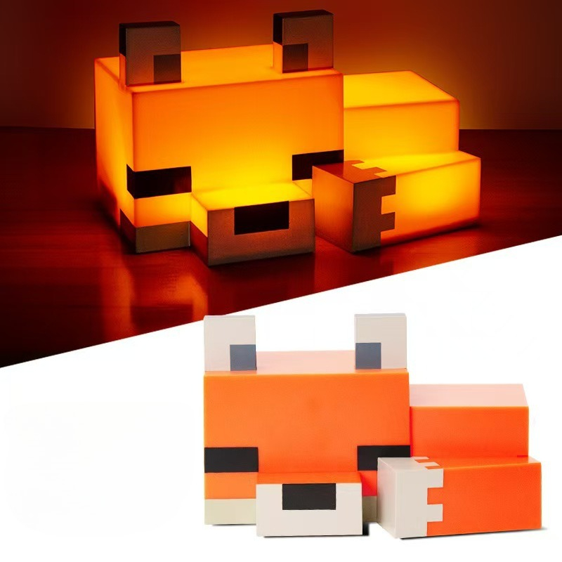 Lampu Malam Rubah Lucu, Lampu  - Lighting Decor Minecraft ulasan dan harga
