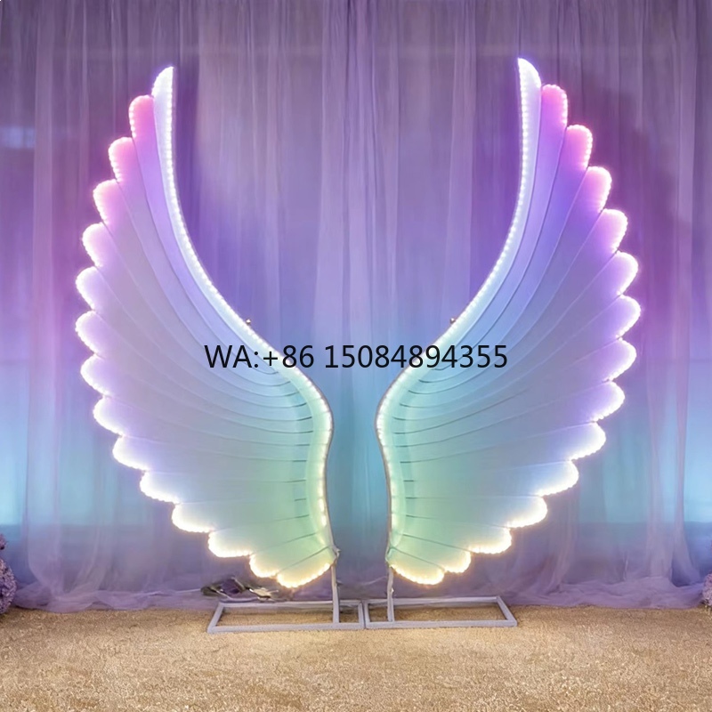 Sayap Malaikat Bercahaya Lampu - Lighting Decoration For Wedding ulasan dan harga