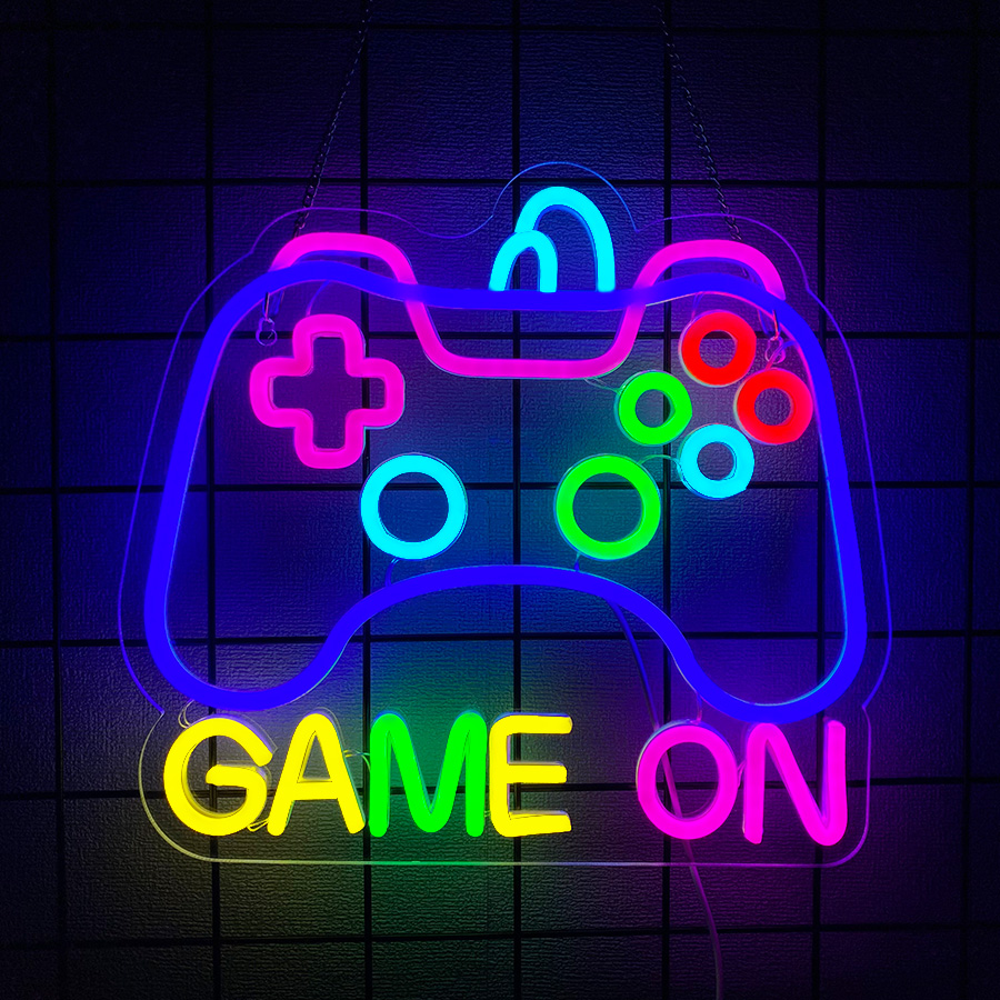 Tanda Neon Seri Game On untuk  - Lighting Decoration On Wall ulasan dan harga