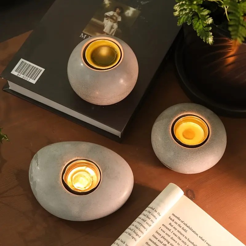 Cetakan Silikon Resin Tempat L - Candle Holder Set ulasan dan harga