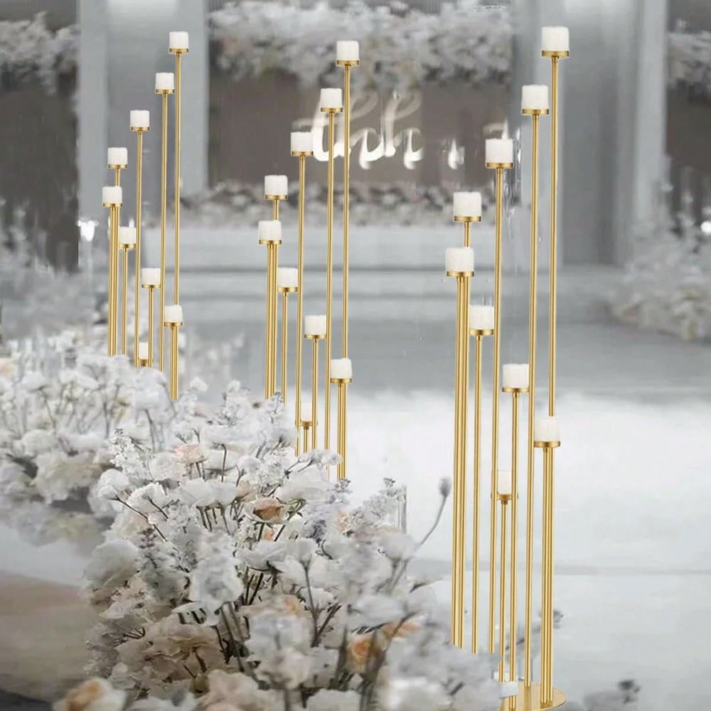 2 Buah Tempat Lilin 9 Lengan,  - Candle Holder Set ulasan dan harga