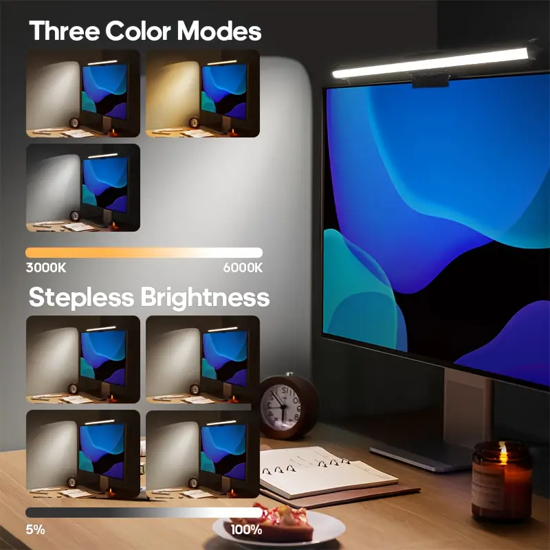 Lampu LED untuk Monitor Komput - Touch Dimmer Lamp ulasan dan harga